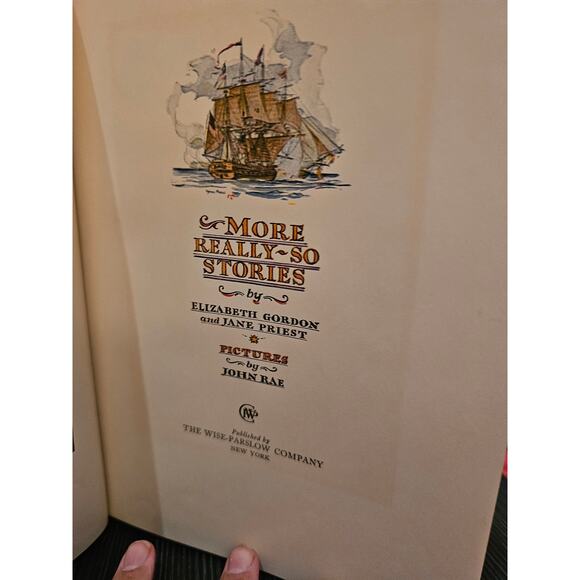 Vintage More Really So Stories 1929 Book by Elizabeth Gordon and Jane Priest - Picture 6 of 6